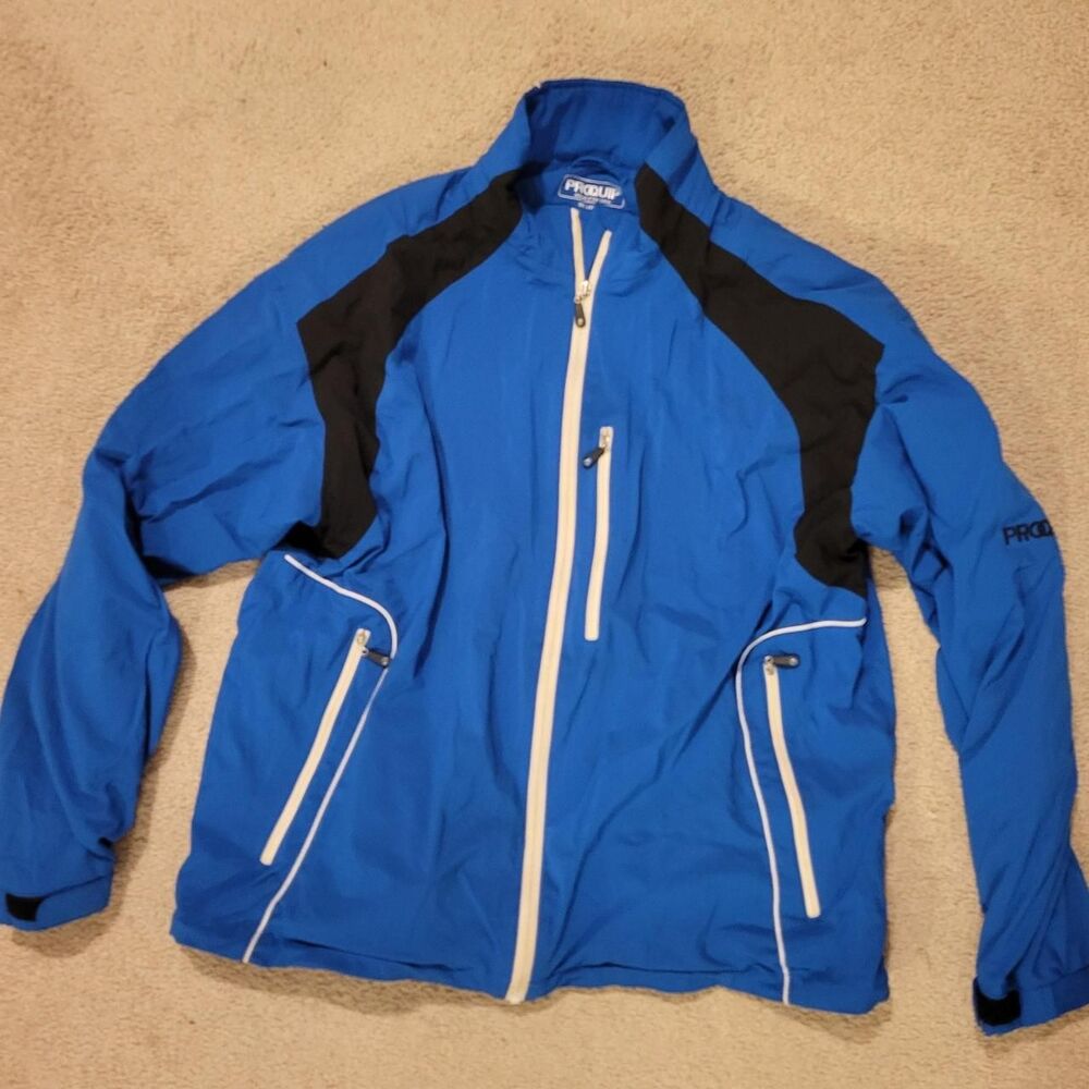 Men's Blue Jacket coat size XXL Brand Proquip. Vintage